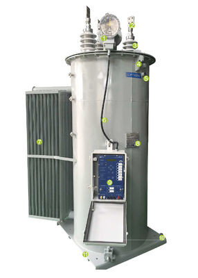 Mua Máy biến áp loại dầu 500KVA 200A 19920V Bộ điều chỉnh đường dây 200KV BIL sản xuất trực tuyến