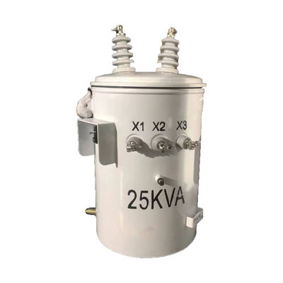 Mua 25kva Đơn pha chứa dầu Cây biến áp phân phối gắn cột 13.8KV đến 240V sản xuất trực tuyến