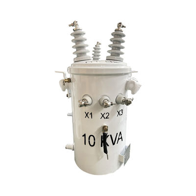 Mua 10kva Single Phase Pole Mounted Transformer Oil Immersion Type 4160V đến 240V sản xuất trực tuyến