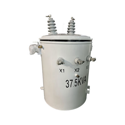 Mua 37.5kva Đường dây chuyền biến áp pha đơn đệm dầu ngâm phân phối điện13.8kv đến 240v sản xuất trực tuyến