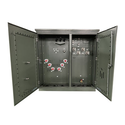 Mua 3 pha đệm gắn biến áp kích thước 3000Kva bước xuống 12000V đến 630Y / 364 sản xuất trực tuyến
