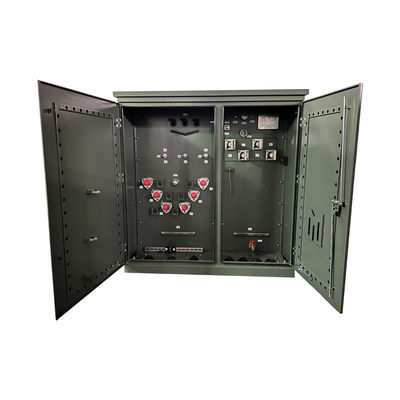 Mua 3 pha đệm gắn máy biến áp phân phối 3750 Kva 13.2KV Dead Front Loop Feed sản xuất trực tuyến