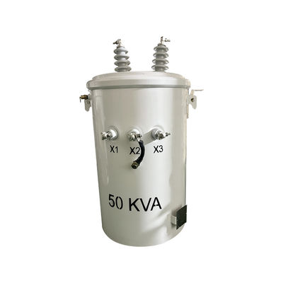 Mua 50kva dầu pha đơn chìm cột gắn máy biến áp phân phối 12470v đến 277v sản xuất trực tuyến