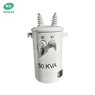 Mua 50kva Đường đệm đơn pha được gắn trên máy biến áp loại dầu phân phối 4160V đến 120/240V CSA Tiêu chuẩn ANSI/IEEE sản xuất trực tuyến