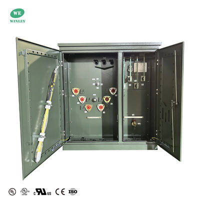 Mua 200Kva Ba pha đệm gắn máy biến áp dầu ngâm 4160V đến 208V sản xuất trực tuyến
