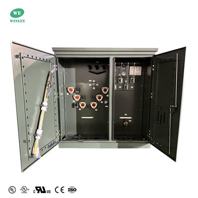 Mua 500Kva Pad Mounted Transformer Three Phase 8320V đến 480Y/277 Loop Feed Tiêu chuẩn ANSI / IEEE sản xuất trực tuyến