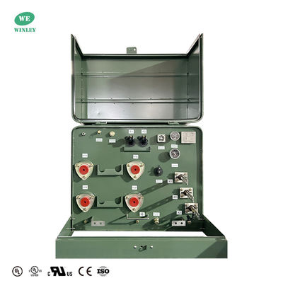 Mua UL / cUL chứng nhận Nhà cung cấp 25Kva Động cơ biến áp gắn đệm pha đơn để phân phối điện từ 4160V đến 120V sản xuất trực tuyến