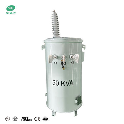Mua 50 KVA biến áp cột điện cột gắn đơn pha phân phối 34500V đến 120V ANSI IEEE UL nhà sản xuất chứng nhận sản xuất trực tuyến