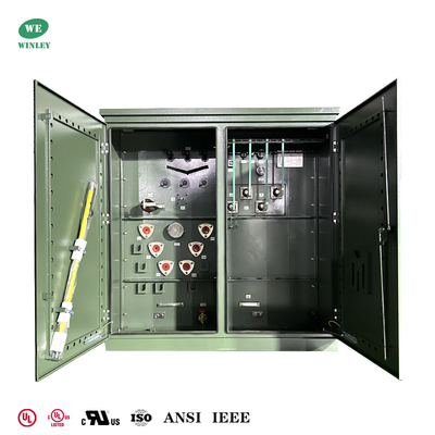 Mua Máy biến áp ba pha 1500Kva được UL liệt kê, lắp đặt trên bệ, phân phối điện hệ thống đa điện áp 13.8KV 13.2KV 12.47KV đến 480V, Tiêu chuẩn ASNI sản xuất trực tuyến
