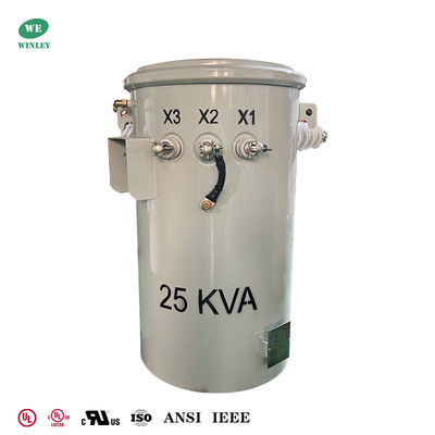 Mua 25Kva Single Phase Pole Mounted  Distribution Transformer Oil-immersed 7.2KV To 120V UL/cUL Listed sản xuất trực tuyến
