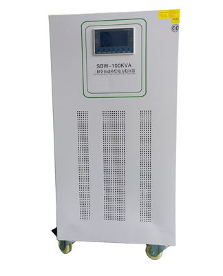 Bộ điều chỉnh điện áp ba pha 100KVA Đồng đầy tải Đáp ứng 1 giây