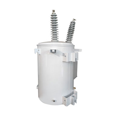 25kva Dầu pha đơn ngâm cột phân phối gắn máy biến áp 12.4Kv đến 240V