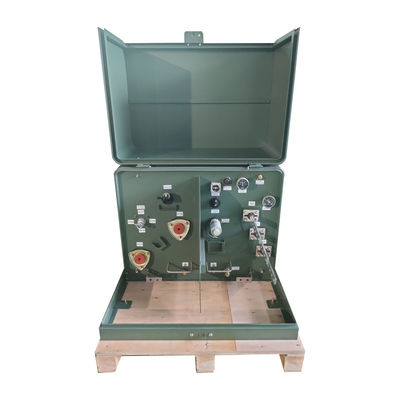 75kva Single Phase Pad Mounted Power Transformer Fr3 Dầu được lấp đầy 13200v đến 240v