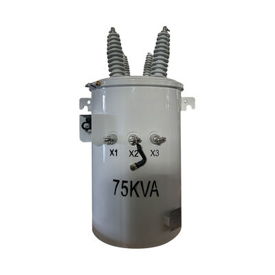 75kva Đường điện pha đơn đệm gắn kiểu phân phối biến áp 34500V đến 240V
