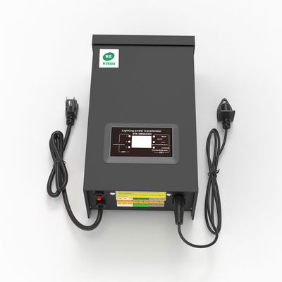 600w Low Voltage Landscape Transformer với đồng hồ và cảm biến pin quang 120v Ac đến 12v 14v Ac