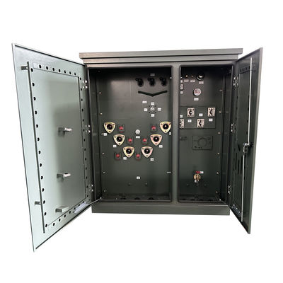 112.5Kva Tăng áp cao Ba pha Pad gắn dầu biến áp điện ngâm 13200V đến 480V