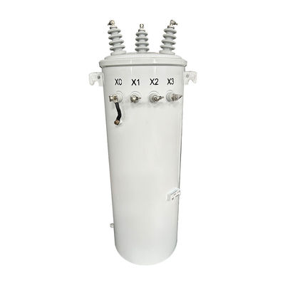 Máy biến đổi phân phối 3P 3 pha gắn trên cột dầu ngâm 12000V 75KVA