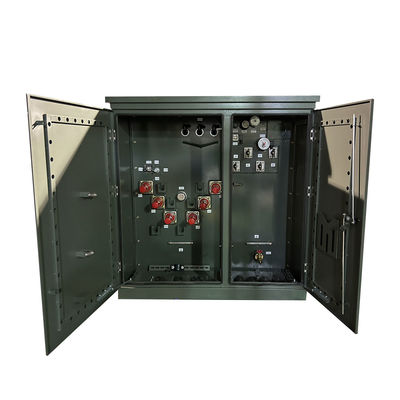 500kva Ba pha đệm gắn máy biến áp Ansi tiêu chuẩn vòng cung cấp 34500v đến 480y/277