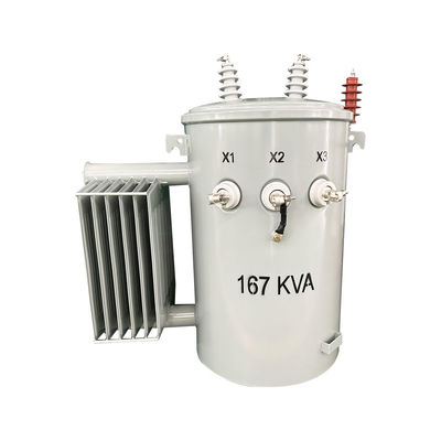 Máy biến áp phân phối gắn cột đơn pha bước xuống 12470V đến 277/480V ANSI / IEEE