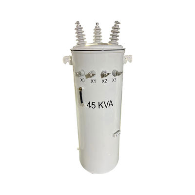 75KVA Máy biến áp ba pha gắn cột ngâm từ 13800V đến 480V