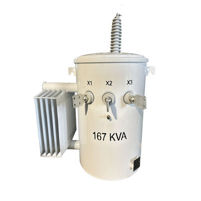 Bộ biến áp cột điện 167kva cột phân phối cột đơn pha 34500V đến 240v