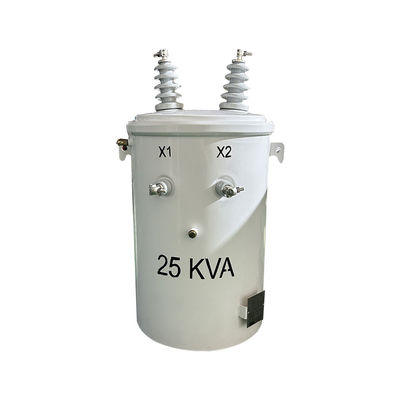 Dầu biến áp phân phối 25kva pha đơn đệm gắn 13.8KV đến 277V