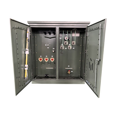 500kva Ba pha đệm gắn máy biến áp sức mạnh 12000V đến 208Y 304 SS NEMA 3R nguồn cấp phóng xạ