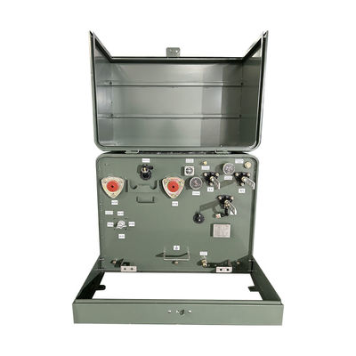 75kva 1 pha đệm gắn điện biến áp dầu ngâm 12,4 KV đến 120V aNSI IEEE