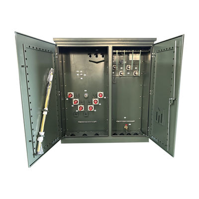 2500 Kva Máy biến áp điện ba pha gắn đệm Điện áp cao 35KV đến 480V