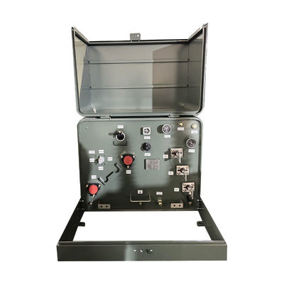 167 Kva Máy biến áp phân phối điện gắn đệm pha đơn IEEE ANSI Tiêu chuẩn 34.5KV đến 240/120V