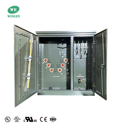 300Kva Ba pha đệm gắn biến áp 13200V đến 480Y UL chứng nhận