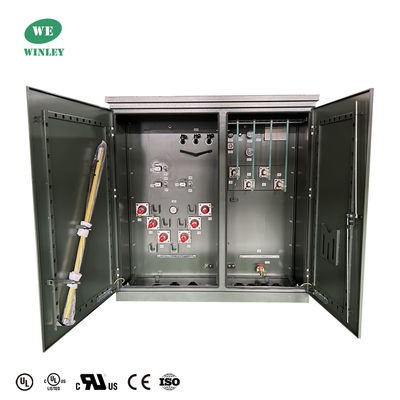 1000Kva Ba pha đệm gắn máy biến áp vòng cung cấp 34.5KV đến 208V UL chứng nhận