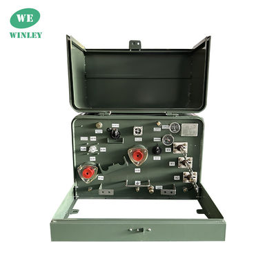 Tiêu chuẩn ANSI IEEE 25kva pha đơn đệm gắn biến áp 4160GrdY/2400 Tùy chỉnh cho nhà ở