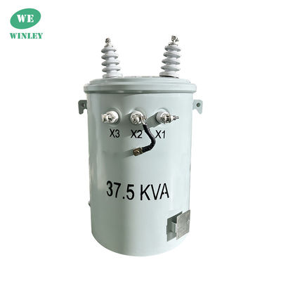 37.5kva Máy biến đổi điện gắn cột pha đơn Onan 4160V đến 480V ANSI