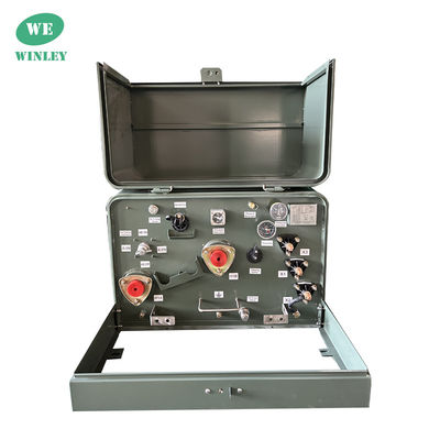 Máy biến áp phân phối gắn đệm pha đơn 50Kva 12.47KV đến 240V 120V 304 thép không gỉ