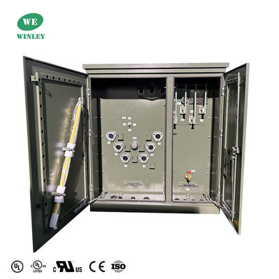 75Kva 3 pha đệm lắp biến áp Nhà ở phân phối điện Dầu ngâm 34,5KV đến 480V