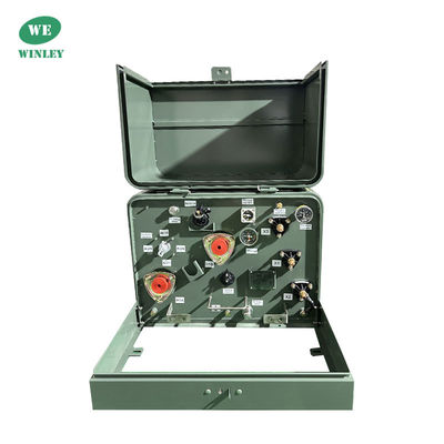 25kva Single Phase Pad Mounted Transformer Distribution Oil Immersion Transformer 12470V đến 240V ANSI IEEE 304SS Tank