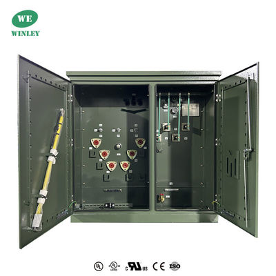 1000Kva Ba pha đệm gắn biến áp 304SS Phân phối 12000V dầu ngâm UL / CUL chứng nhận