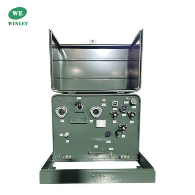 50Kva Single Phase Pad gắn máy biến áp phân phối dầu ngâm 22860V đến 240V