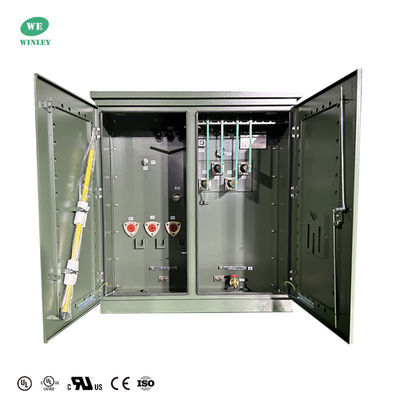 1300Kva Pad gắn ba pha dầu ngâm phân phối biến áp 13.8KV đến 480V Với UL chứng nhận
