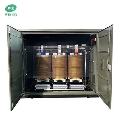 1000kva Ba giai đoạn loại khô áp suất chân không biến áp VPI lớp H 13800V