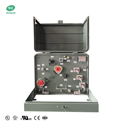 DOE 2016 Tiêu chuẩn biến áp gắn đệm pha đơn 100 Kva13800V đến 120V UL / cUL chứng nhận