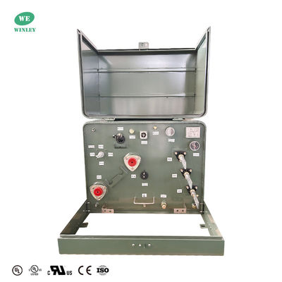 UL Danh sách 167kVA Single Phase Pad Mounted Transformer 13800V đến 120V Máy biến đổi phân phối ngâm dầu Tiêu chuẩn ANSI IEEE