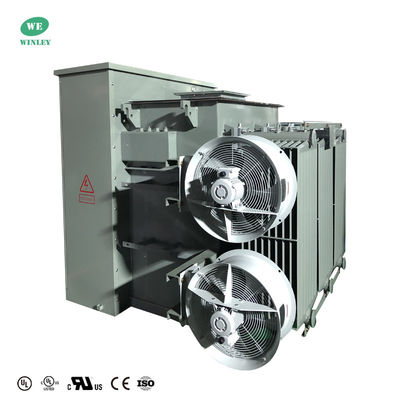 2500Kva 3100KVA Máy biến áp ba pha đệm gắn KNAF 24.94KV đến 480Y Phân phối chất lỏng Lấp đầy UL chứng nhận