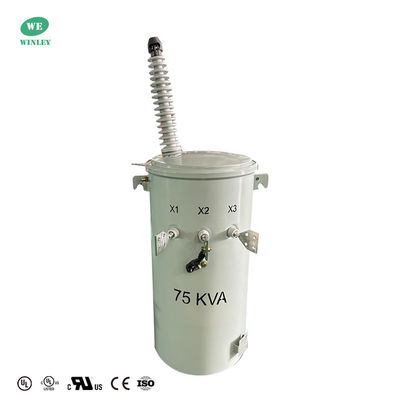 75 Kva Power Pole Transformer Single Phase Pole Mounted Overhead Distribution 34.5kv To 120v Ansi Ieee Doe 2016 Standards