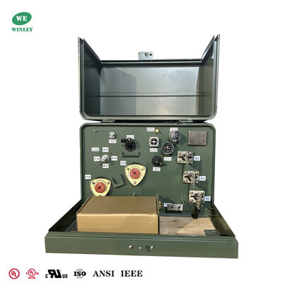 Máy biến đổi gắn đệm pha đơn 25kva 12,47kv đến 120v Máy biến đổi phân phối dầu