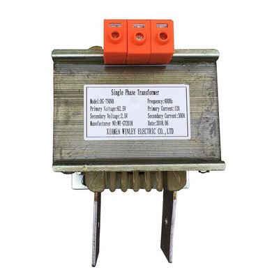 Biến áp điều khiển điện áp một pha 750VA 300A 12A 400Hz 62,5V đến 2,5V