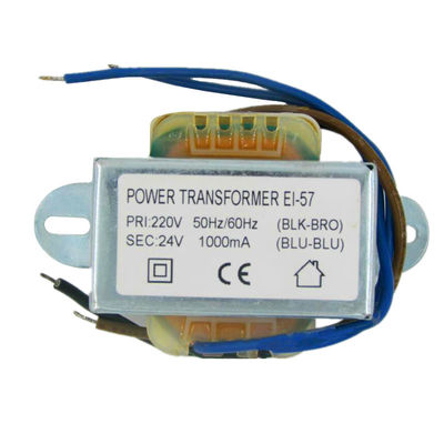 Máy biến áp một pha công suất 24VA EI 230V 24V 1000mA / 1A Đồng