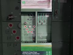 Máy biến áp ba pha 1500Kva gắn trên bệ, được liệt kê UL, phân phối hệ thống điện