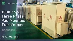 UL Listed 1500 KVA Three Phase Pad Mounted Transformer Low Votage 480V to 240V Fr3 Oil
